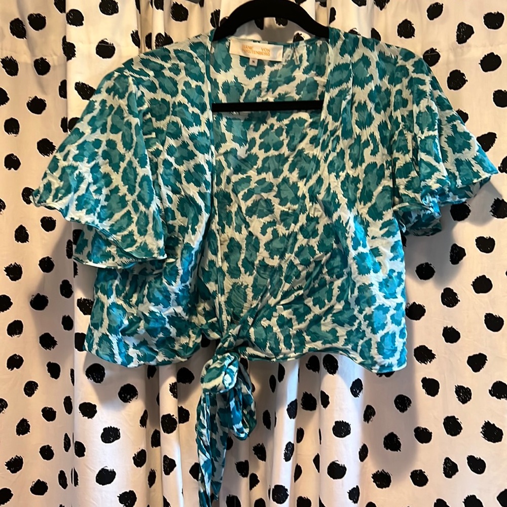 Diane Von Furstenberg swim wrap top